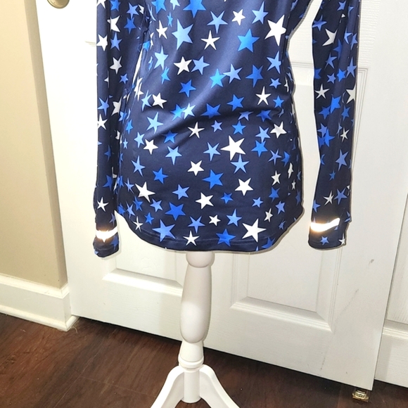 NEW BALANCE & J.CREW WOMENS ATHLETIC LONG SLEEVES SHIRT SIZE S REFLECTIVE STRIPE - Picture 6 of 7